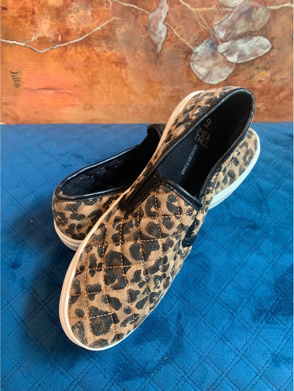 Time and Tru Women's Leopard Print Slip-On Sneakers Size 9 [COPY]